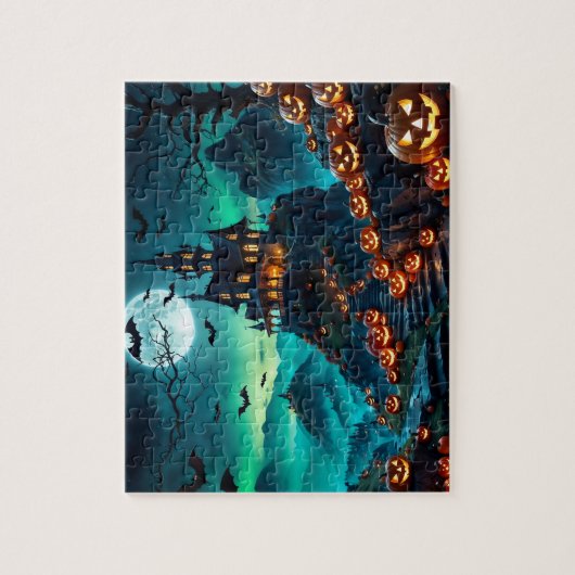 The House by the Pumpkin Road Puzzle (Vertikal)