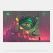 The House is Not Impressed Acrylic Sign Acrylschild (Vorderseite)