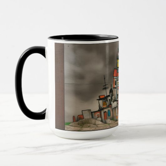 The house is unimpressed tasse (Links)