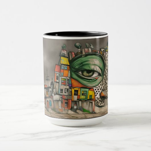 The house is unimpressed tasse (Zentrum)