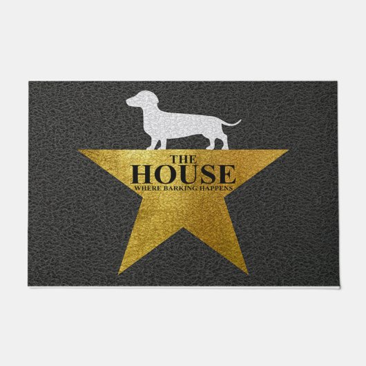 The House Where Barking Happens Fußmatte (Vorderseite)