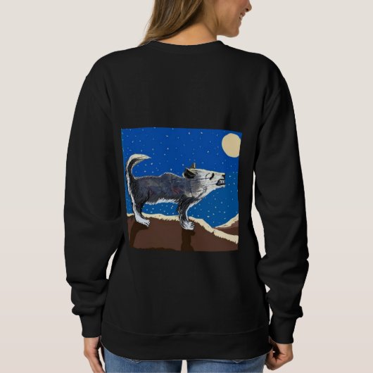 The Howling Wolf 🐺  Sweatshirt (Rückseite)