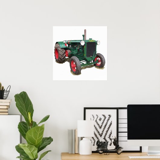 The Huber HK tractor Poster (Heimbüro)