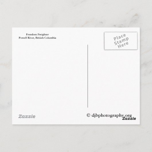 The Hulks Postkarte (Rückseite)