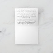 The Human Canaries Already Know Dankeskarte (Innenseite)