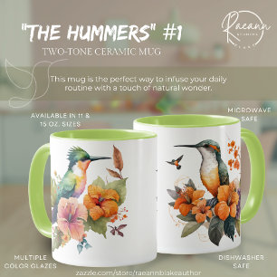 "The Hummers" #1 Kolibris Keramikbecher Tasse