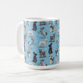 The Hungarian Pumi dog Kaffeetasse (Vorderseite Links)
