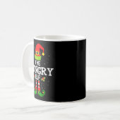 The Hungry Elf Christmas Family Matching Pajama Kaffeetasse (Vorderseite Links)