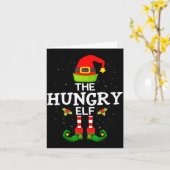The Hungry Elf Christmas Family Matching Pajama Karte (Gelbe Blume)