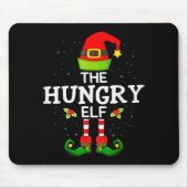 The Hungry Elf Christmas Family Matching Pajama Mousepad (Vorne)