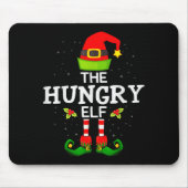 The Hungry Elf Christmas Family Matching Pajama Mousepad (Vorne)