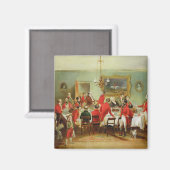 The Hunt Breakfast, Bachelor's Hall, 1836 (Öl auf Magnet (Vorderseite/Rückseite)