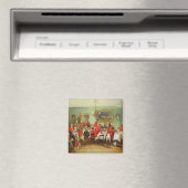 The Hunt Breakfast, Bachelor's Hall, 1836 (Öl auf Magnet (In Situ (Geschirrspüler))