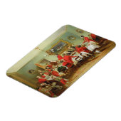 The Hunt Breakfast, Bachelor's Hall, 1836 (Öl auf Magnet (Linke Seite)