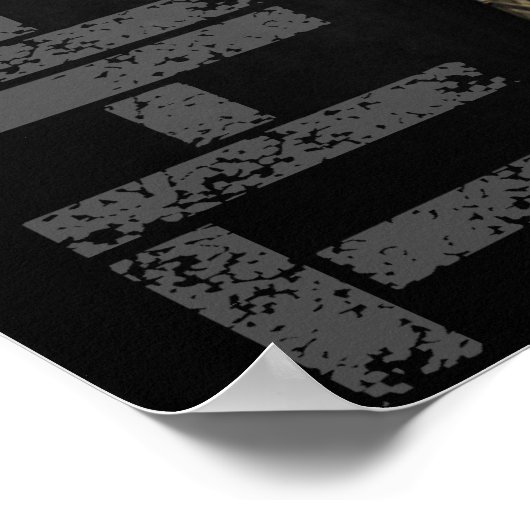 "The Hunt" Hirschjagd Camoflauge Antlers Poster (Ecke)