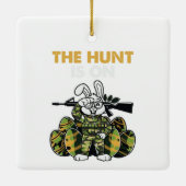 The Hunt Is On Easter Ornament (Rückseite)