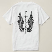 The Hunter Wolf Unisex T-Shirt – Mens (Design Rückseite)