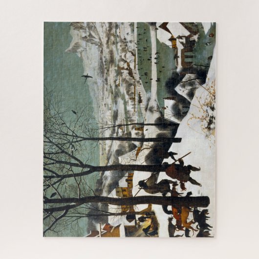 The Hunters in the Snow, Pieter Bruegel Puzzle (Vertikal)