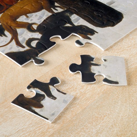 The Hunters in the Snow, Pieter Bruegel Puzzle (Seite)