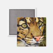 The Huntress - Clouded Leopard Magnet (Vorderseite/Rückseite)