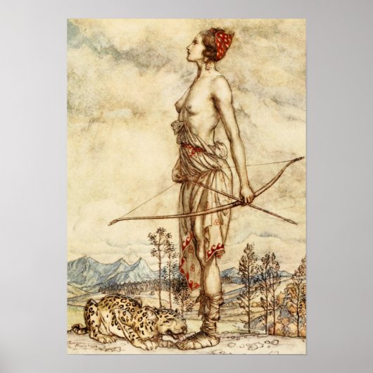The Huntress Diana Poster (Vorne)