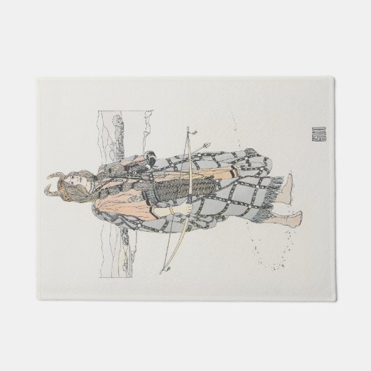 The Huntress (von Ann Macbeth) Fußmatte (Vorderseite)