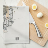 The Huntress (von Ann Macbeth) Geschirrtuch (Viertel Falte)