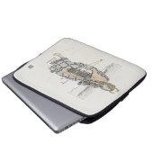 The Huntress (von Ann Macbeth) Laptopschutzhülle (Vorne Knopf)