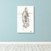 The Huntress (von Ann Macbeth) Leinwanddruck (Insitu (Holzboden))