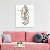 The Huntress (von Ann Macbeth) Leinwanddruck (Insitu (Wohnzimmer))