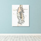 The Huntress (von Ann Macbeth) Leinwanddruck (Insitu (Holzboden))