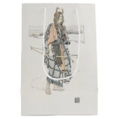 The Huntress (von Ann Macbeth) Mittlere Geschenktüte (Rückseite)