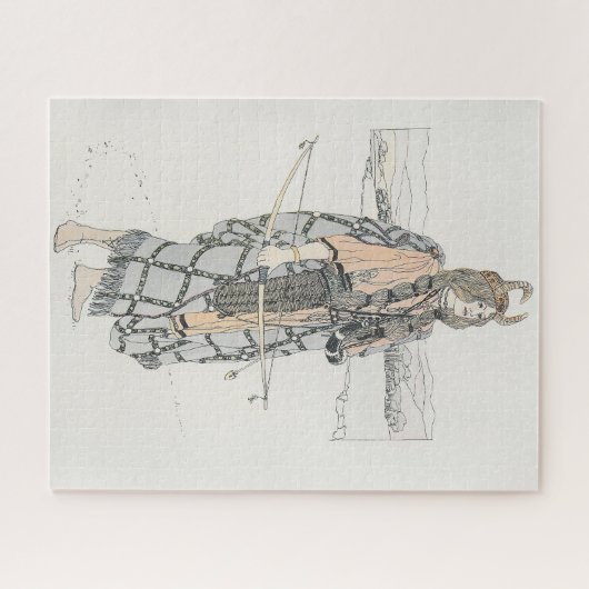 The Huntress (von Ann Macbeth) Puzzle (Horizontal)