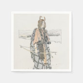 The Huntress (von Ann Macbeth) Serviette (Vorderseite)