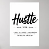 The Hustle Mindset Poster (Vorne)