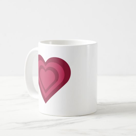 The hypnotising heart mug  kaffeetasse (Vorderseite Links)