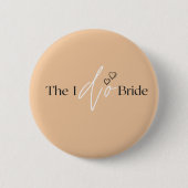 The I do Bride Button Pin (Vorderseite)