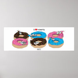 The "I Liebe Donuts" Collectors Poster
