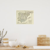 The Iberian Peninsula Poster (Küche)