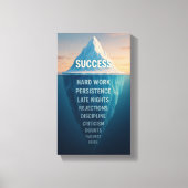 The Iceberg of Success Leinwanddruck (Vorderseite)