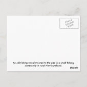 The Icelandic Harvester - Customized Postkarte (Rückseite)