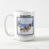 The Iditarod Race in Alaska Kaffeetasse (Links)