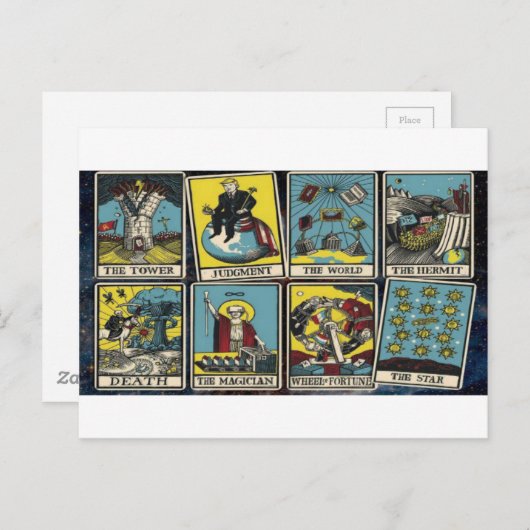 THE ILLUMINATI CARD GAME POSTKARTE (Vorne/Hinten)