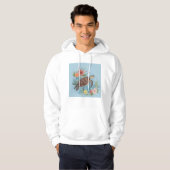 The illustration of a sea turtle hoodie (Vorne ganz)