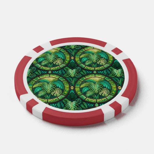 The image shows a poker chip with a vibrant design (Einzeln)