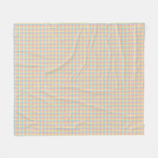 The image shows a two-sided blanket with a front  fleecedecke (Vorderseite (Horizontal))