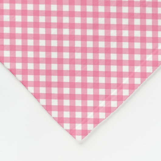 The image shows a two-sided fabric design fleecedecke (Ecke)