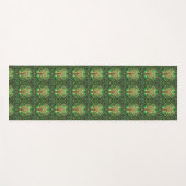 The image shows two views of a patterned yoga mat yogamatte (Vorderseite (Horizontal))