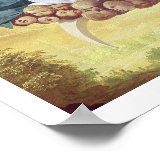 The Immaculate Conception, c.1628-30 (Öl auf Canva Poster (Ecke)