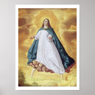The Immaculate Conception, c.1628-30 (Öl auf Canva Poster